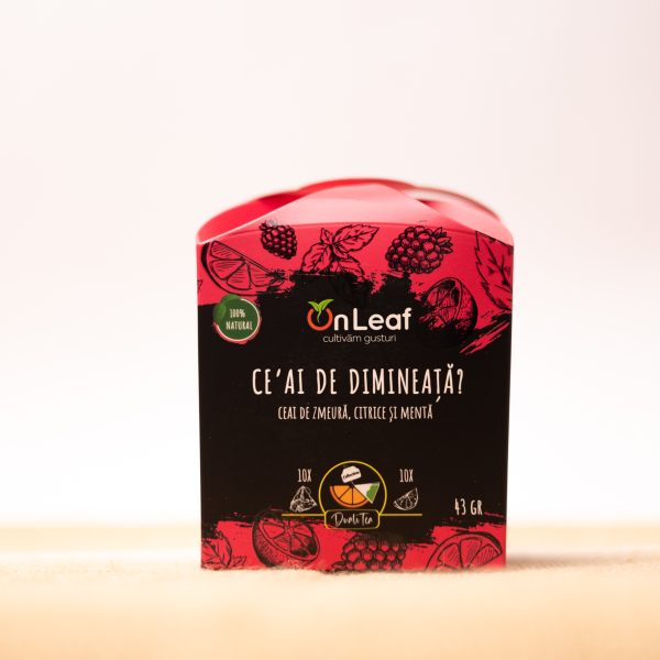 Ceai de zmeură, citrice și mentă @Ce'ai de dimineață?43g ~ OnLeaf