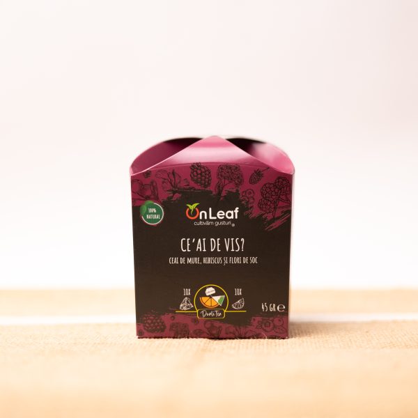 Ceai de mure, hibiscus și soc @Ce'ai de vis? 45g ~ OnLeaf